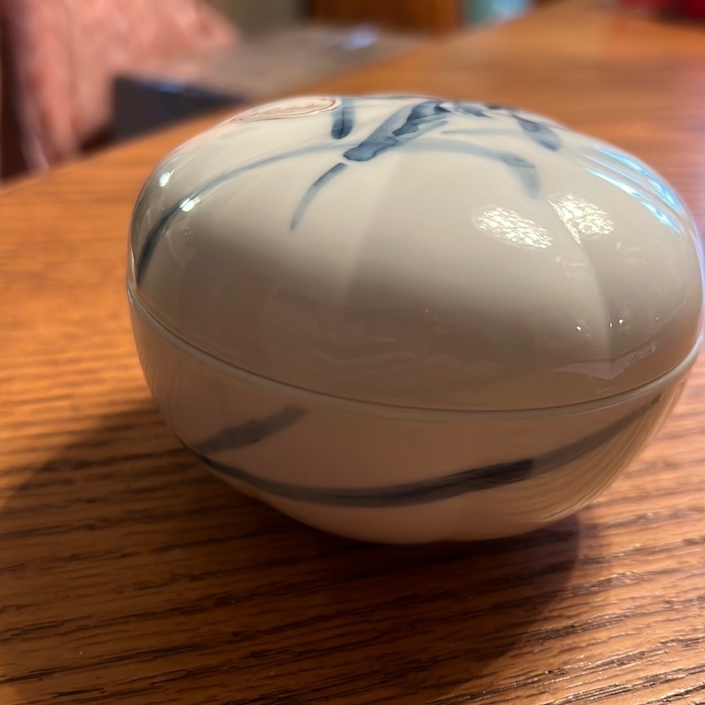 Noritake Blue Trinket Box